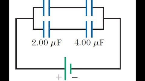 For the system of capacitors shown in figure