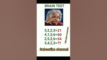 #braintest #iqtest #mathematics #shortvideo #reasoning #ssc #maths #mathstricks #ssccgl #sscchsl