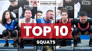 : Top 10 Squats of the IPF 2023 World Championships