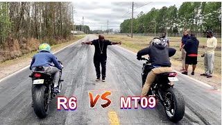 Yamaha MT 09 VS Yamaha R6