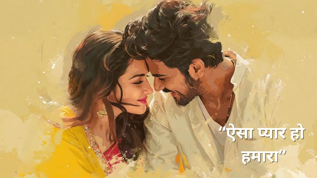 “ऐसा प्यार हो हमारा” Bollywood song, jhankar beats style, Hindi romantic song