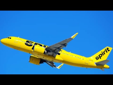 Spirit Airlines Big Front Seat . New York to Cartagena Colombia