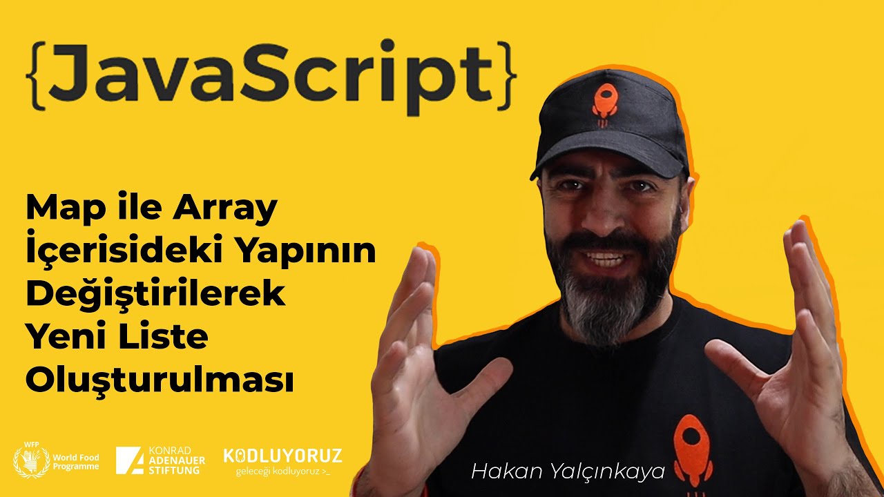 JavaScript | Map ile Array İçerisideki Yapının Değiştirilerek Yeni Liste Oluşturulması #38