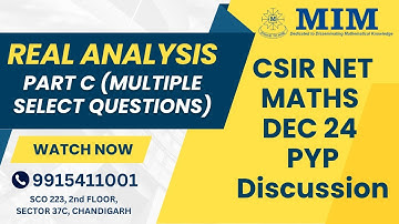 Want to ACE CSIR NET Dec 2024? Real Analysis Part C Questions INSIDE!