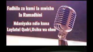 Fadhila za kumi la mwisho la Ramadhani Ndaniyake  laylatul Qadri | Sh: Muhyddin swaleh حفظه الله