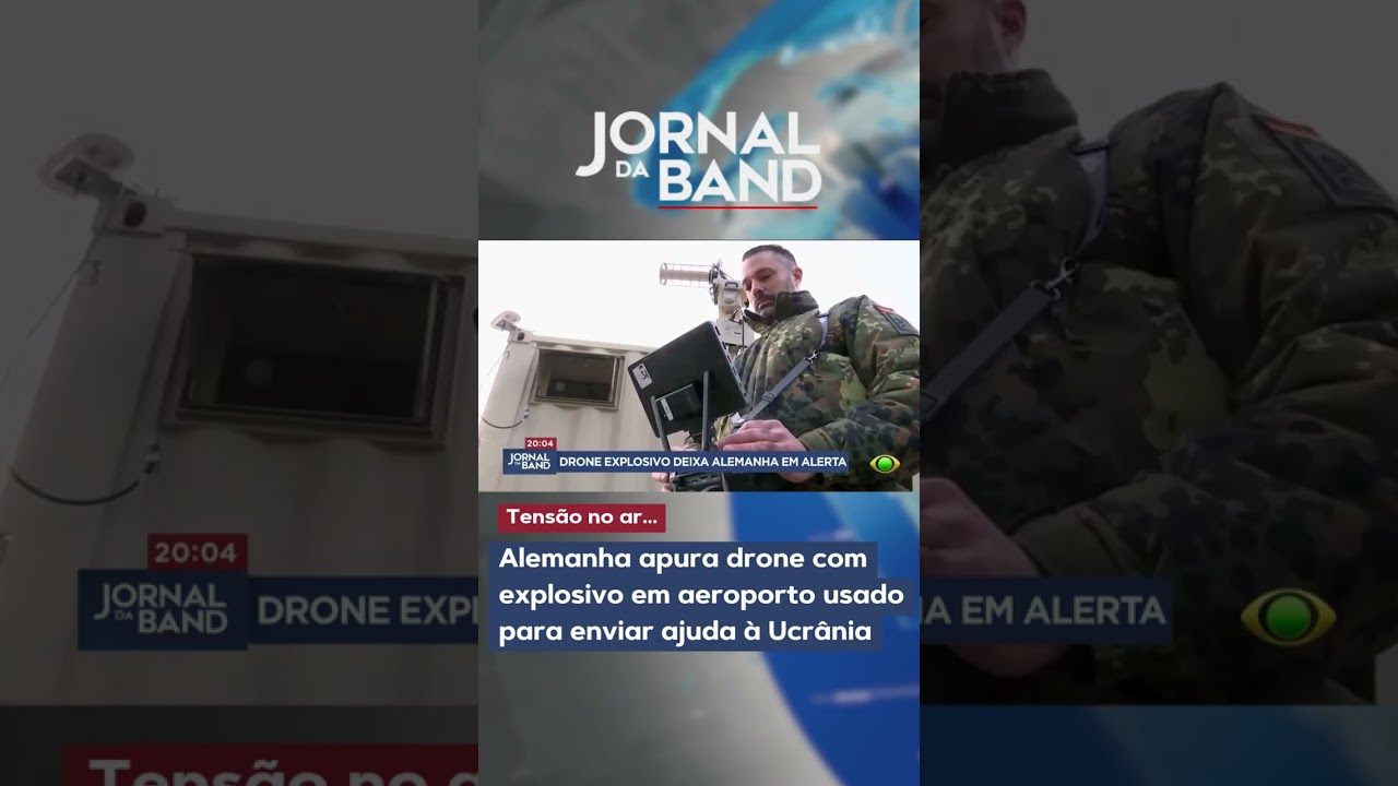 Alemanha apura drone com explosivo em aeroporto usado para enviar ajuda à Ucrânia