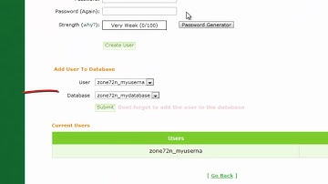 How to setup mysql in cpanel at 040Hosting