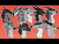 Speedpaint - All Wings of Fire Dragons Part 8: Skywings