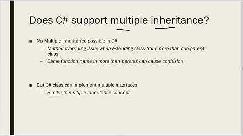 Multiple  inheritance in C#