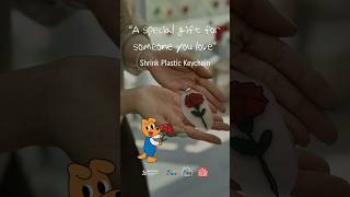 How to Make Shrink Plastic Keychain : DIY Custom Keyrings | Teacher's Day present | Playsongs Craft