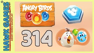 Angry Birds Stella POP Bubble Shooter Level 314 - Walkthrough, No Boosters screenshot 3