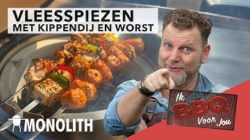 VLEESSPIEZEN op de MONOLITH ICON | Ik BBQ voor jou