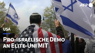 USA: Pro-israelische Demo an Elite-Uni MIT | AFP