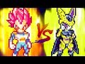 Vegeta vs Cell - Part 1 (Sprite Animation) [Ft. DevilArtemis]