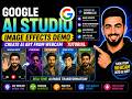 Google AI Studio Image Effects Demo | Create AI Art from Webcam Tutorial