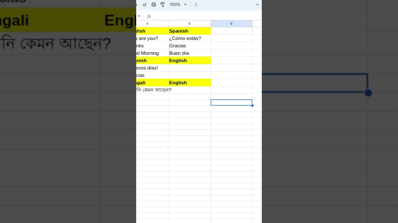 How to Use Google Translate in Google Sheet