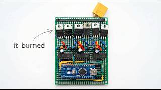 DIY Brushless Motor Controller (MOSFETs Died for This)