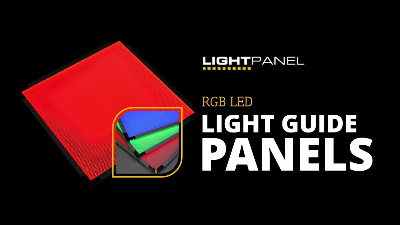 Unleash Vibrant Colors with RGB Light Guide Panels – RGBW LED Light Panels for Custom Lighting