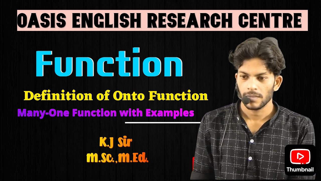 Definition of Onto Function,Many-One Function Explained with Examples ...