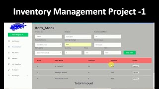 C# Inventory management System Project |  Student Project |  Free Download