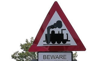 Level Crossing at Greystones, County Wicklow