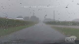 8-28-2025 Ossian, IN - Strong Storm with Rotation