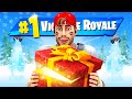 Faire TOP 1 avec un CADEAU sur FORTNITE Battle Royale