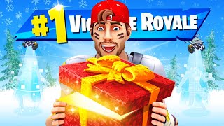 Faire TOP 1 avec un CADEAU sur FORTNITE Battle Royale