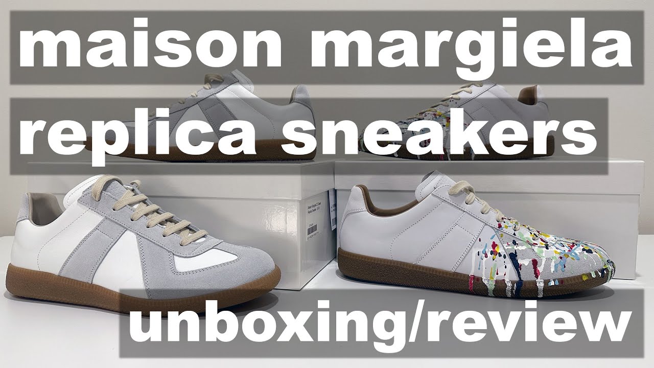 Maison Margiela Replica Sneakers Review (Paint Splatter vs. Plain ...