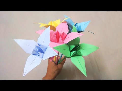 Origami hoa dễ dàng Gấp giấy Origami