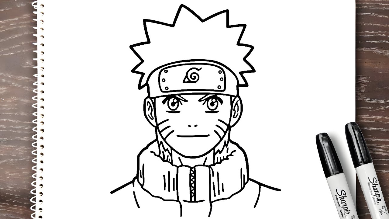 How to Draw Naruto  Sketch Tutorial - KidzTube