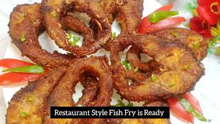 Restaurant Style Fish Fry Recipe By Habiba Fatima Ka Kitchen