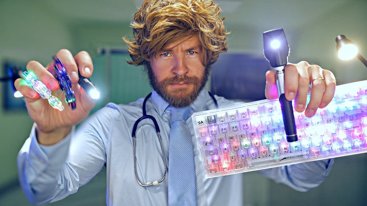 FOCUSED ASMR Examination for ADHD (ft. Dr. Lightspeed)