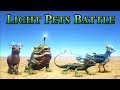 Light Pets Battle: Shinehorn vs Bulbdog vs Glowtail vs Featherlight || Cantex