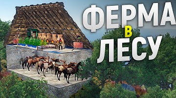 Мою ферму в лесу БОЯТСЯ кланы в игре Rust/Раст