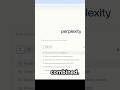 This AI is Smarter than Google 🫩(Perplexity AI Explained in Seconds) #shorts #perplexityai #aitools