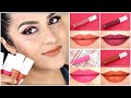 (NOT SPONSERED) MAYBELLINE INK MATTE LIQUID LIP SWATCHES SUITABLE FOR INDIAN SKINTONE IN HINDI