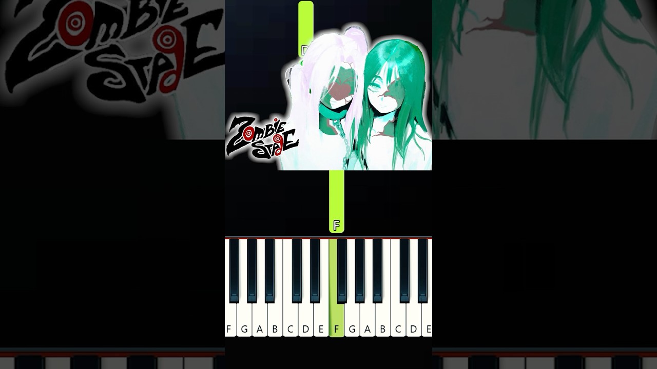 Little Bunny - Zombie Stage (VIVINOS)(EASY Piano Tutorial)