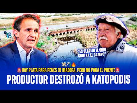 💣 PRODUCTOR EXPLOTÓ CONTRA KATOPODIS: “HAY PLATA PARA PENES DE MADERA, PERO NO PARA EL PUENTE”