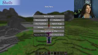 Shells124 Minecraft Legend of Alex Terrain Live Stream 2 @shells124