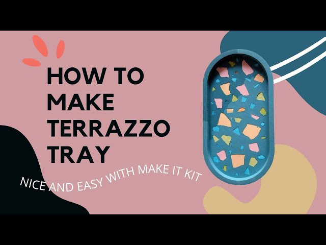 LV Tray DIY… #jesmonite #terrazzo #resin #tray #handmadegifts #silicon