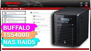 Как восстановить данные с RAID5 массива Bufallo TS5400D NAS