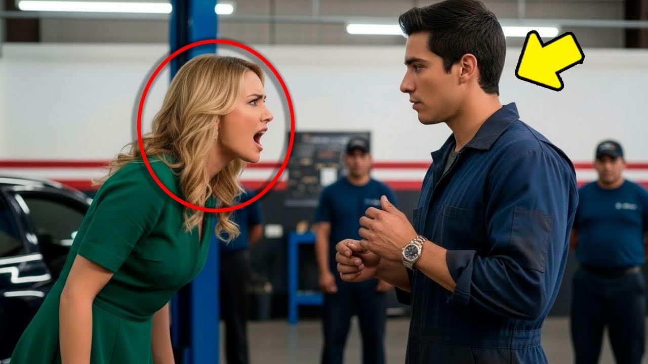 „Płacę twoją pensję” — powiedziała milionerka do biednego mechanika, nie wiedząc, że to właściciel