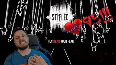 Scary VR Game STIFLED! Pt. 2 w/HEART RATE MONITOR! Echolocation Horror