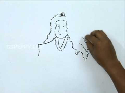 How to draw Isaac Newton  Portrait drawing  English Mathematician   YouTube