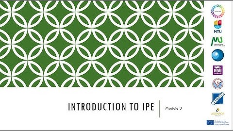 StoryAidEU | Module 3 | Introduction to IPE