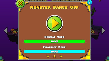 Geometry Dash World Walkthrough - Level 10 (Monster Dance Off)