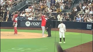 Phil Nevin Gets In Umpires Face In Anger