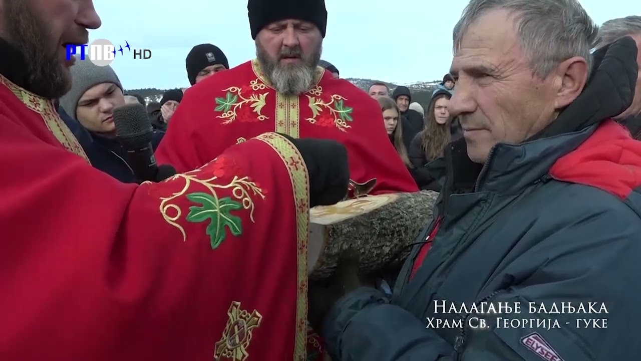 TV Pljevlja Nalaganje badnjaka Pljevlja 2025