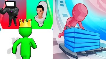 Giant Rush VS Stack Colors Max All Levels Gameplay Android,iOS NEW UPDATE